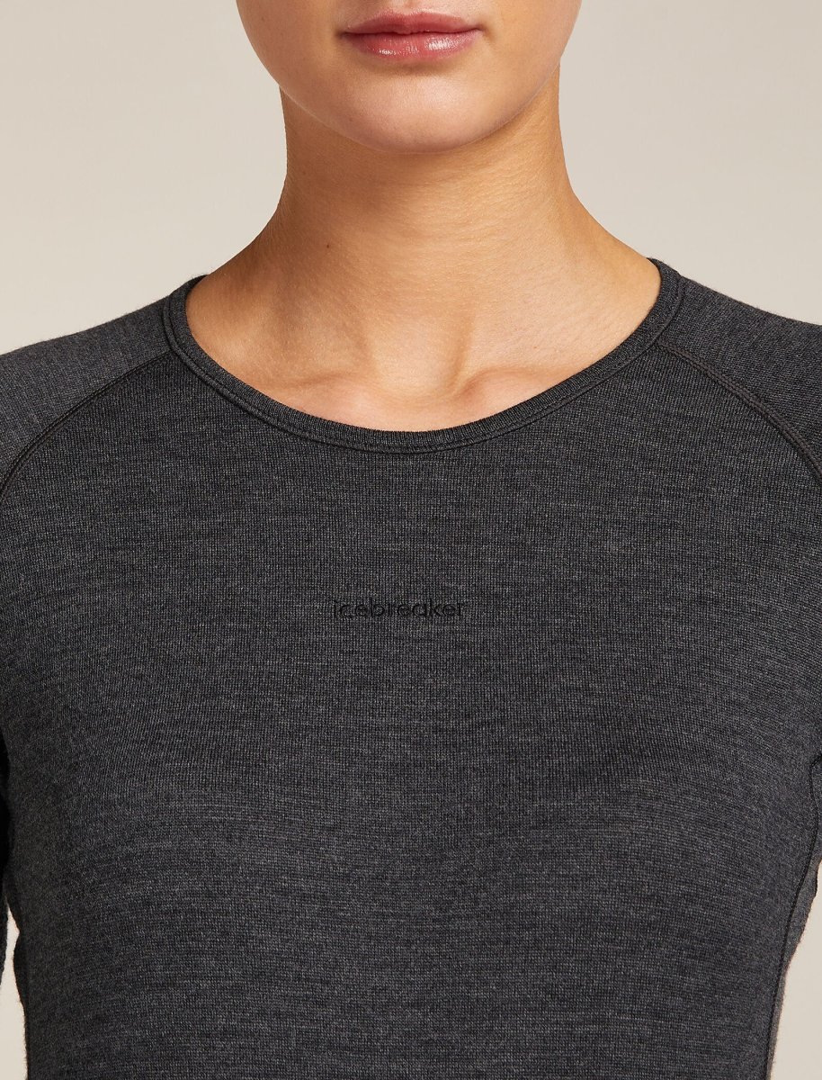 Top térmico de manga longa ZoneKnit™ para mulheres com lã merino 260 - Image 2