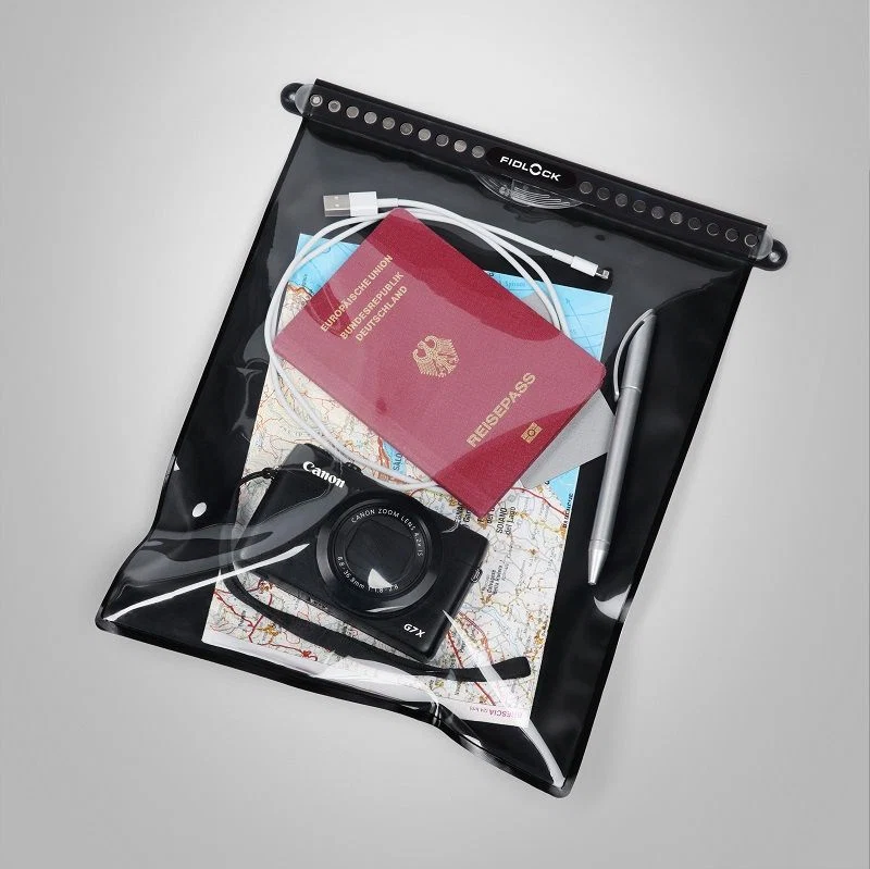 Bolsa Estanque Fidlock Hermetic Dry Bag Mega Transparent Black - Image 3