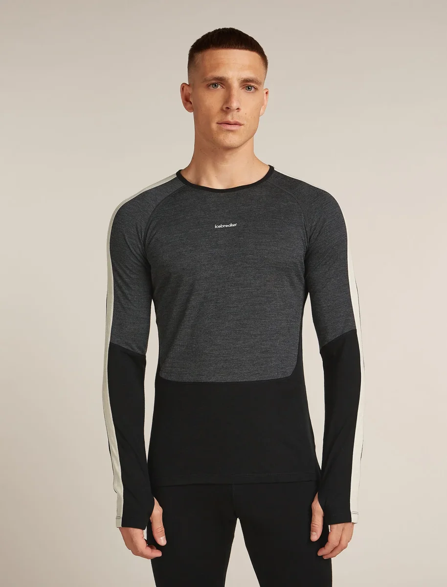 Top térmico de manga comprida Crewe 200 Oasis+ de merino para homem - Image 8