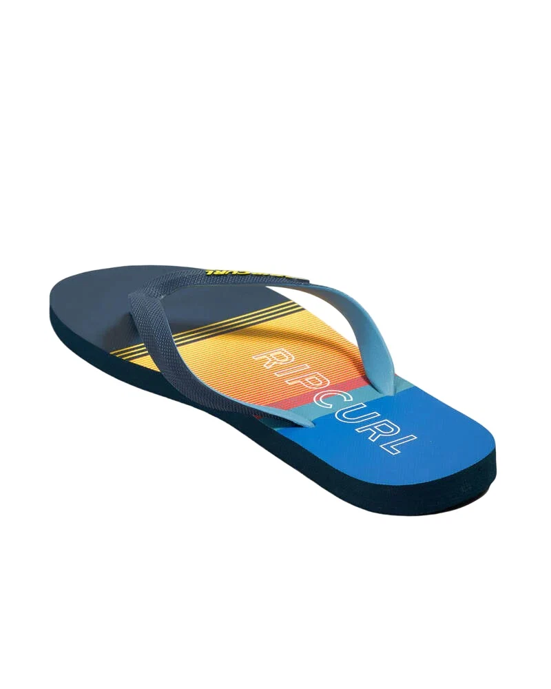 Chinelos Rip Curl Junior Breakers Bloom Navy/Yellow - Image 4