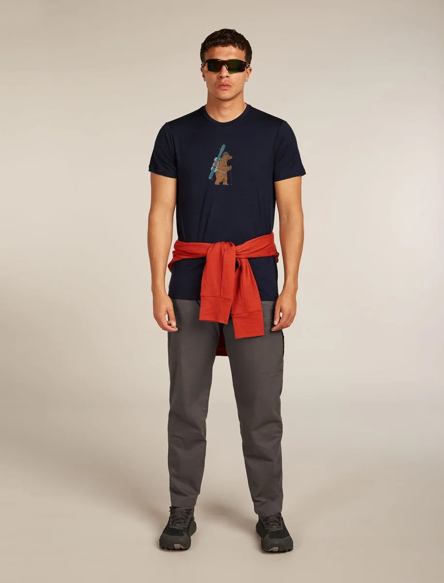 Camiseta de Manga Curta Tech Lite Merino 150 Masculina Bear Tour - Image 5
