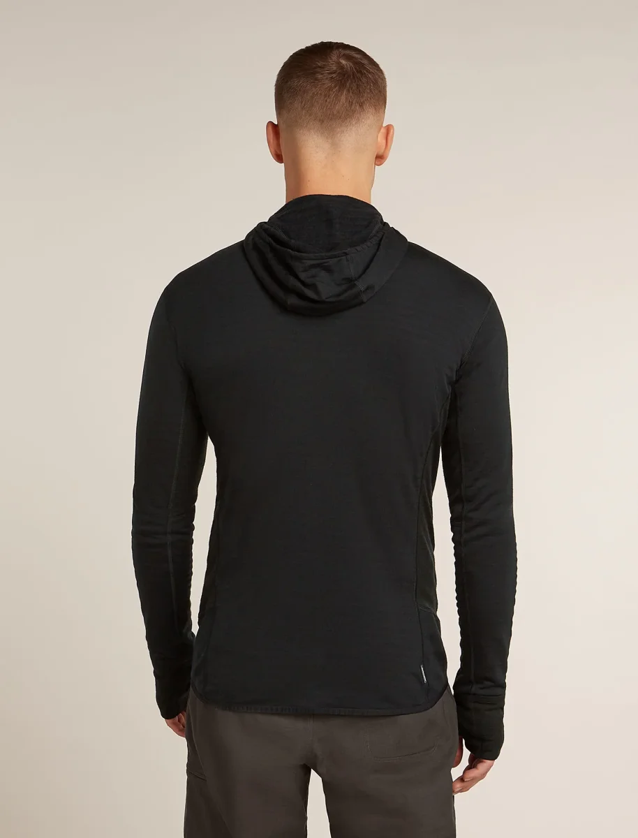 Camiseta de Manga Comprida com Capuz e Zíper para Homens Merino Blend 300 RealFleece™ Descender - Image 7