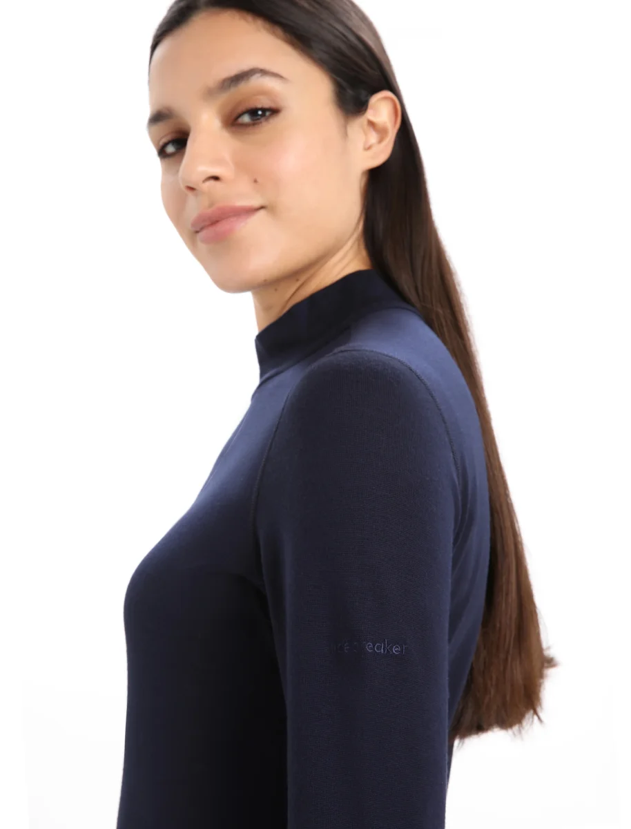 Top térmico de manga comprida com gola alta de merino 260 Tech para mulheres - Image 9