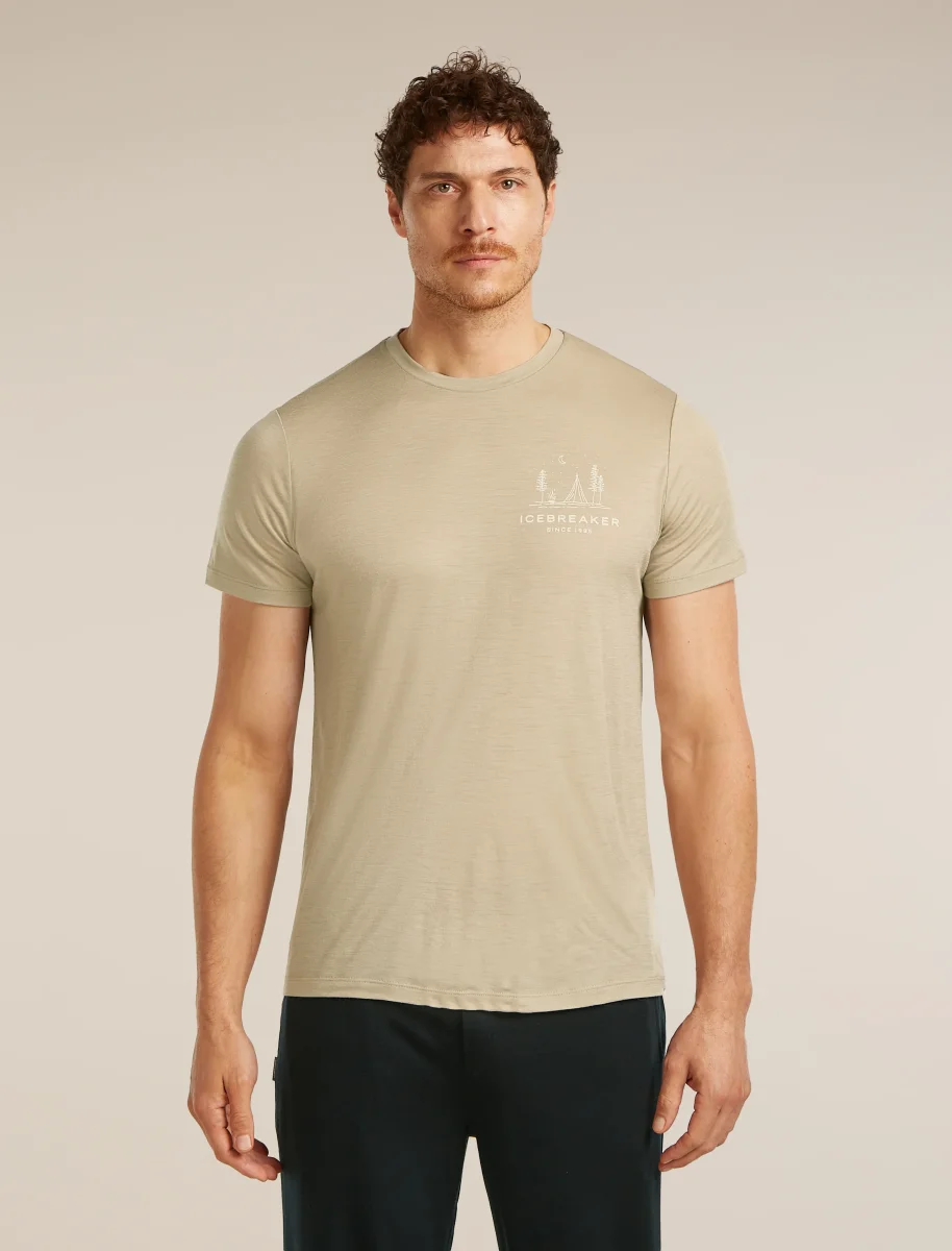Camiseta de Manga Curta Tech Lite Merino 150 para Homens Peaceful Pass - Image 7