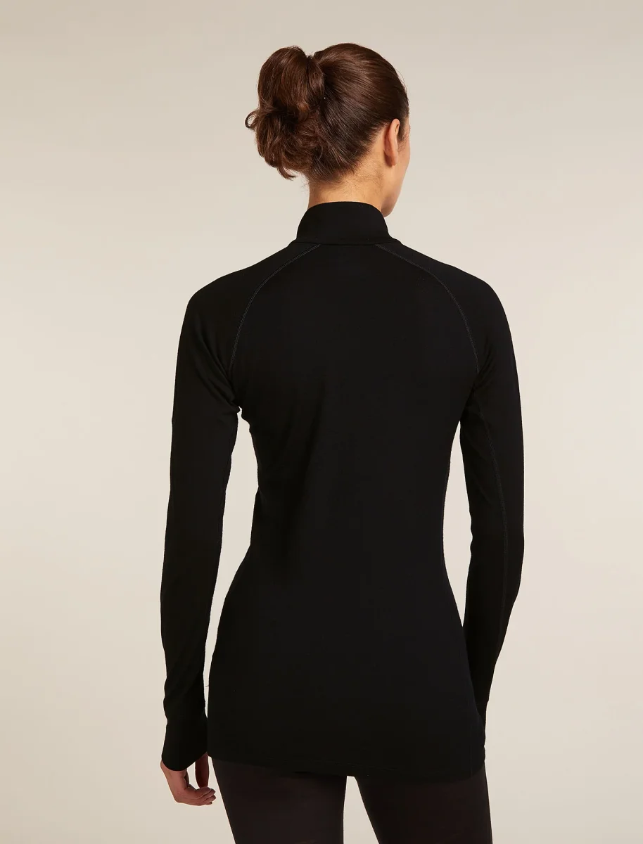 Top térmico de manga comprida com zíper até à metade para mulheres, Merino 200 ZoneKnit™ - Image 7