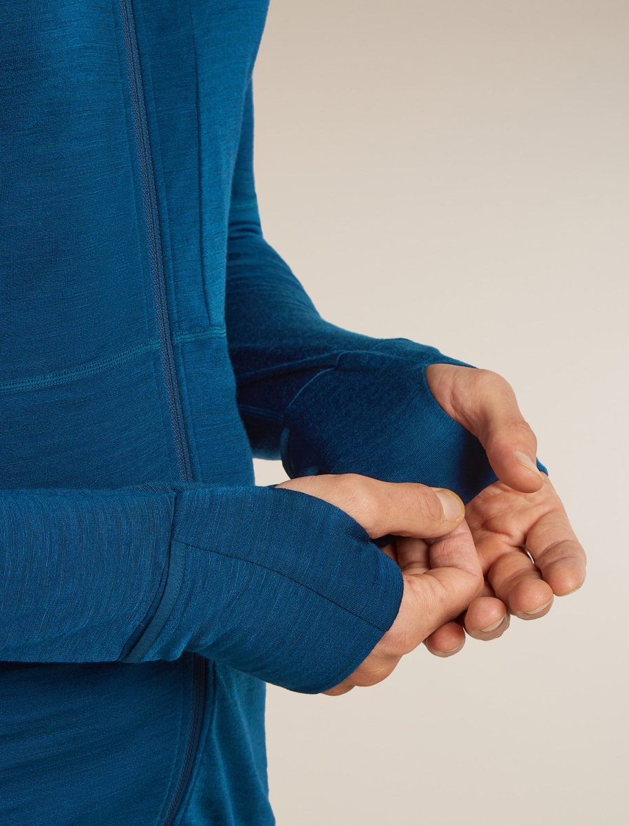 Moleton de Manga Comprida com Zip para Homens, Mistura de Merino 200 RealFleece™ Descender - Image 6