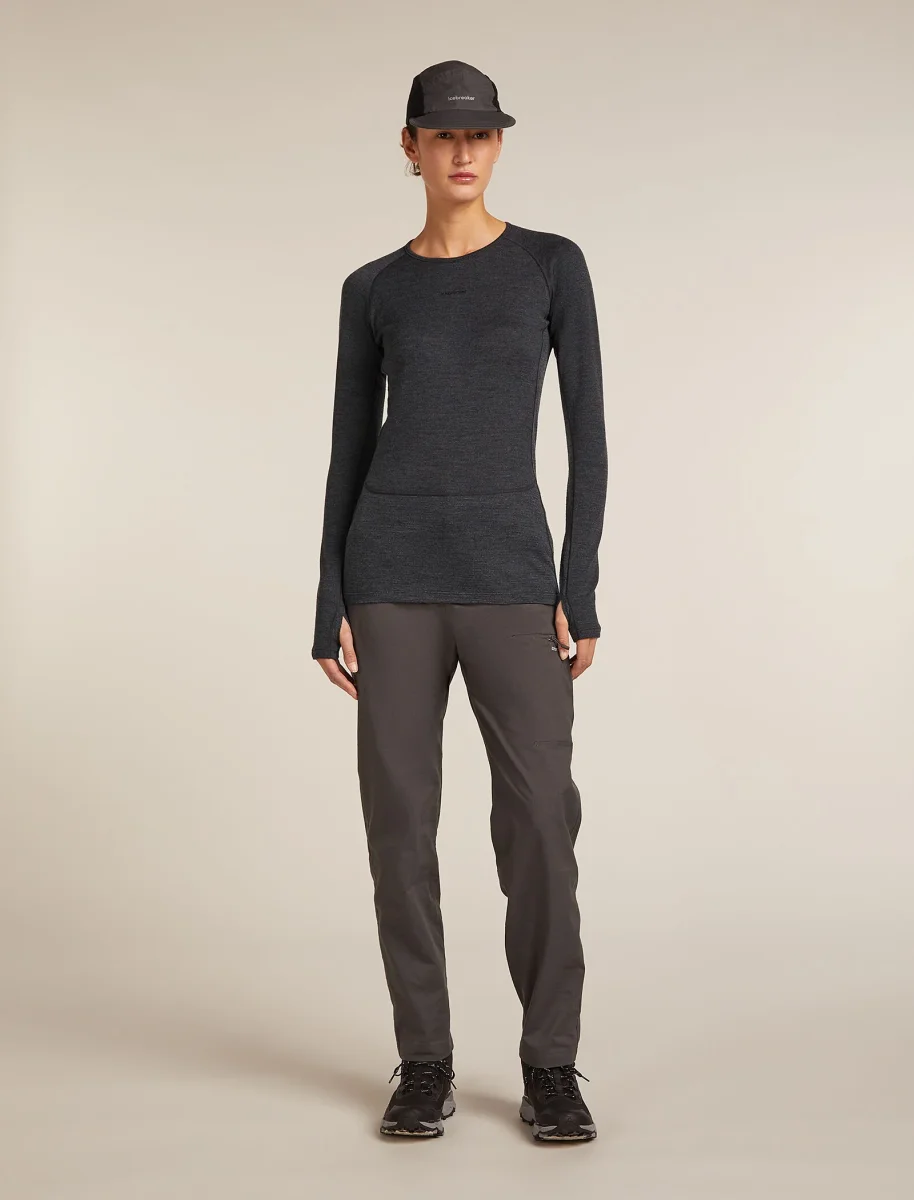 Top térmico de manga longa ZoneKnit™ para mulheres com lã merino 260 - Image 5