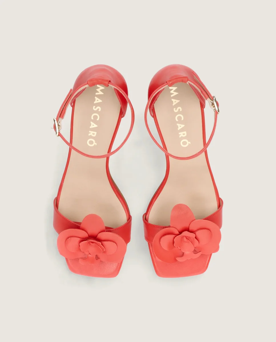 Sandalias Annie Rojos Piel - Image 3