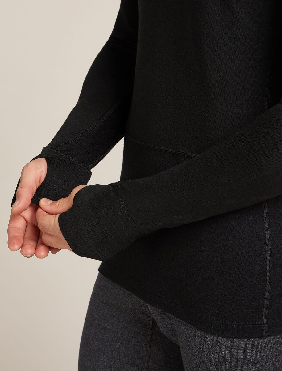 Top térmico de manga longa com zíper até a metade para homens, Merino 200 ZoneKnit™ - Image 2