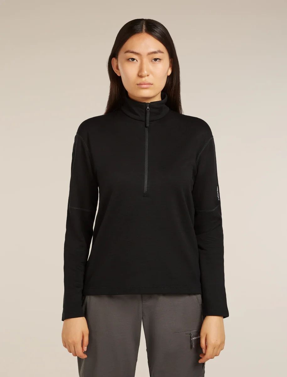 Top de Manga Comprida com Meia-Fecha Elemental Realfleece™ Merino 360 para Mulheres - Image 6