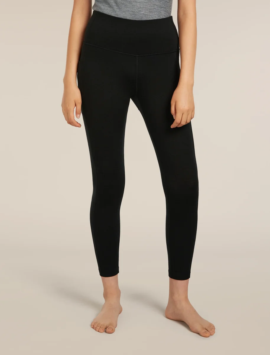 Calças de Alta Cintura Fastray 25″ para Mulheres em Lã Merino 260 - Image 3