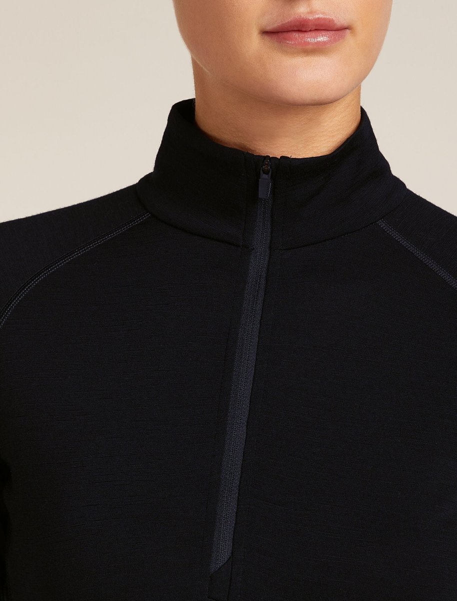 Top térmico de manga comprida com zíper até à metade para mulheres, Merino 200 ZoneKnit™ - Image 9