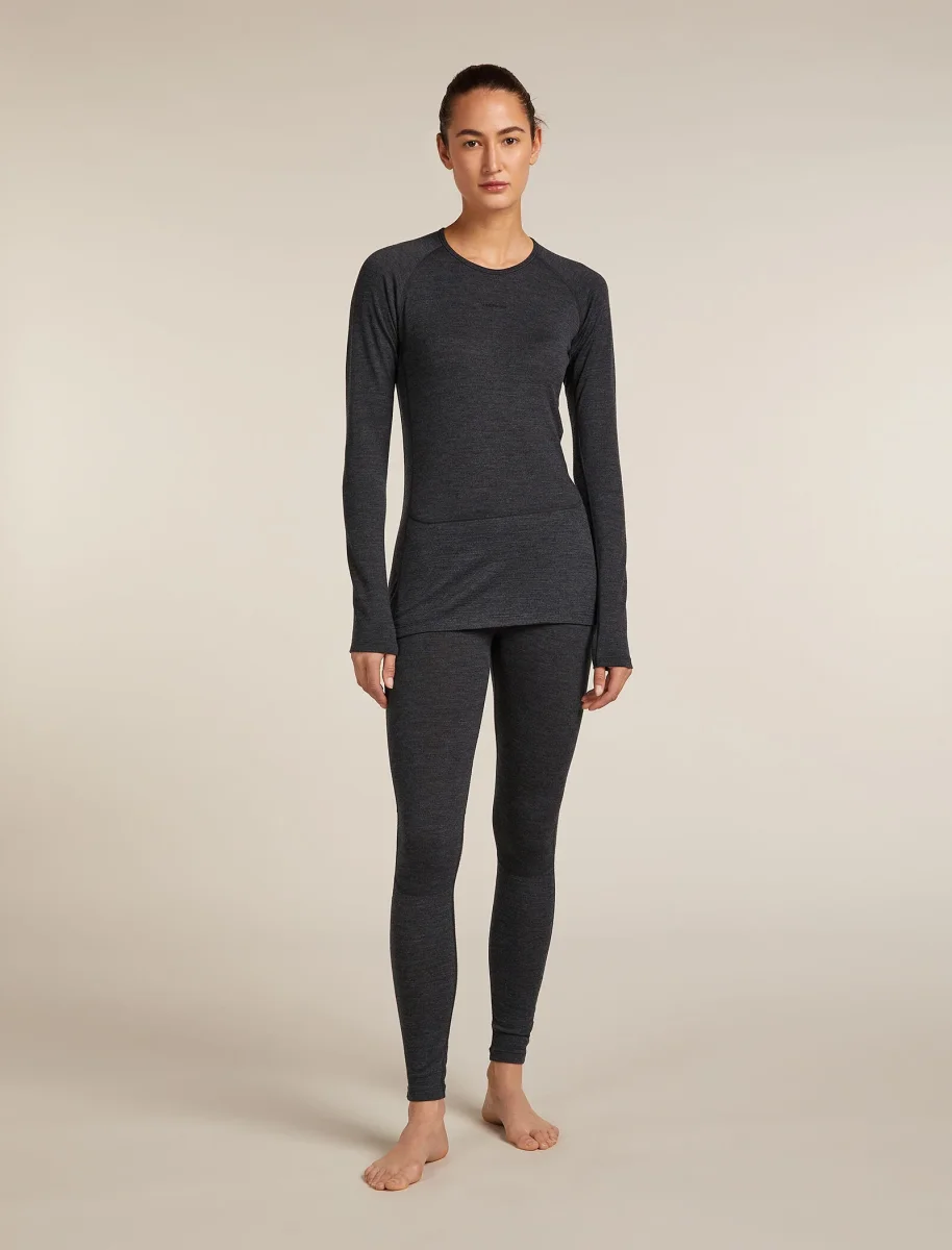 Top térmico de manga longa ZoneKnit™ para mulheres com lã merino 260 - Image 8