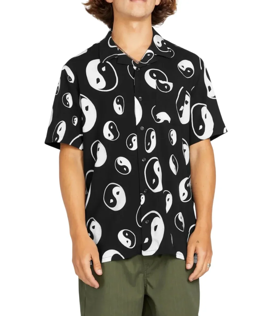 Camisa Volcom Purestone Ss Black - Image 4