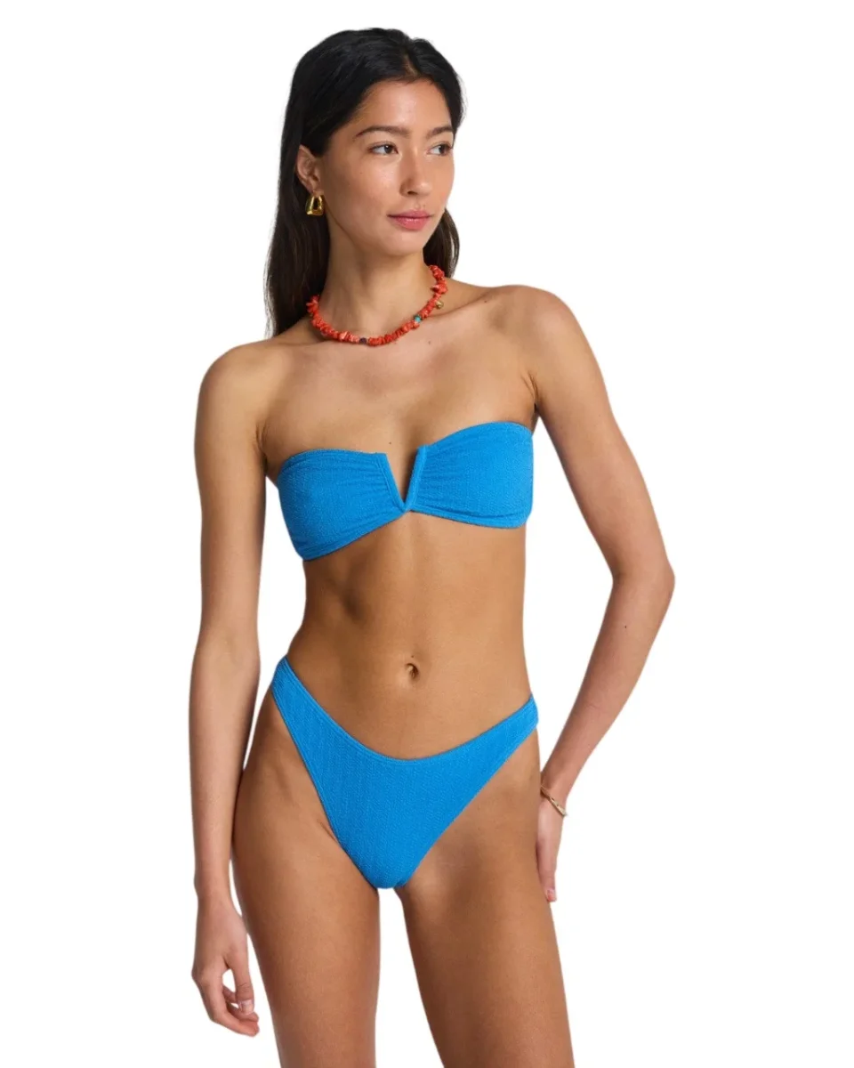 Bikini Top Billabong Rising Tide V Bandeau True Blue - Image 2