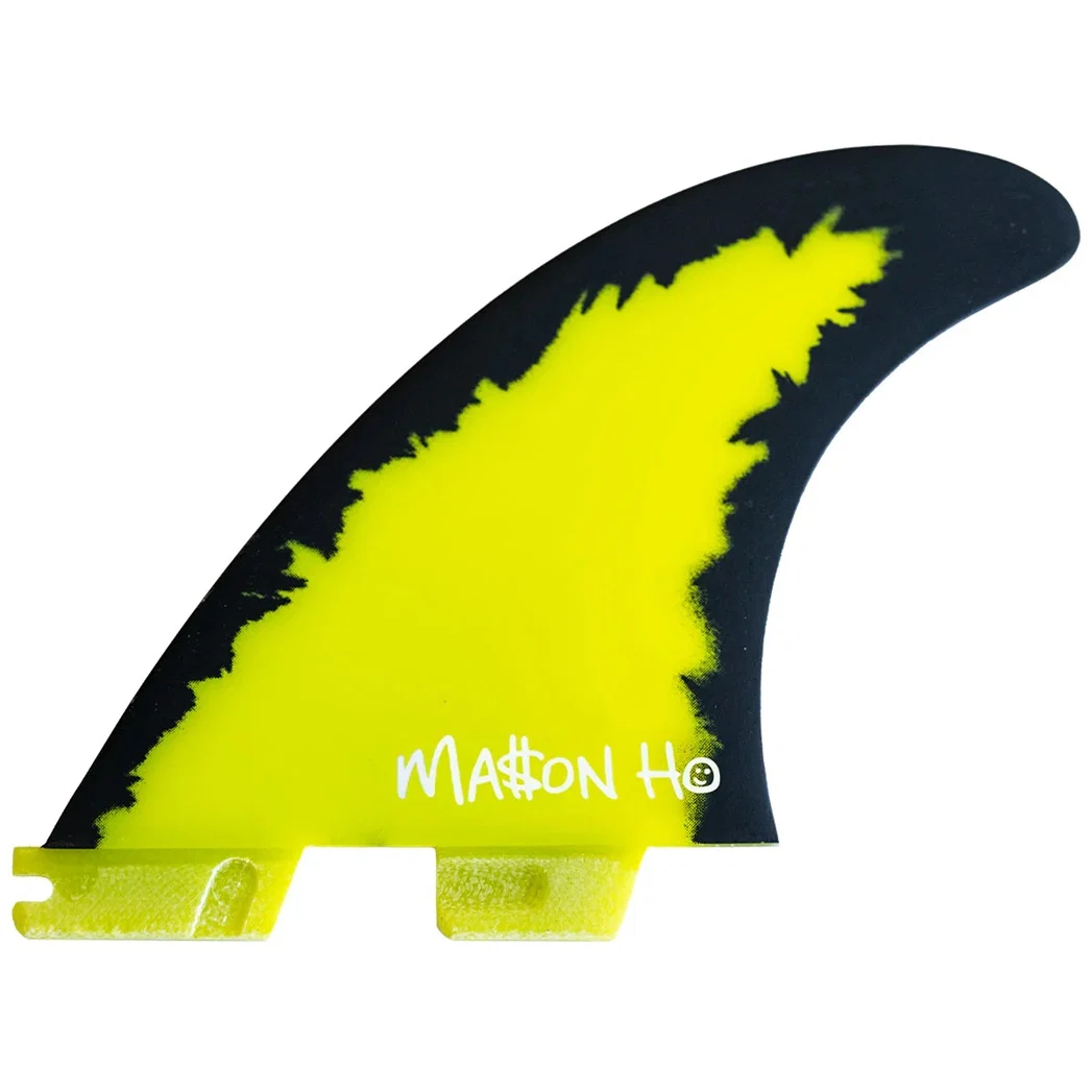 Quilhas FCS II Mason Ho Large PC Aircore Black/Yellow Tri Fins - Image 4