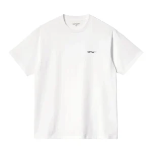 T-shirt Carhartt WIP Script Embroidery White/Black