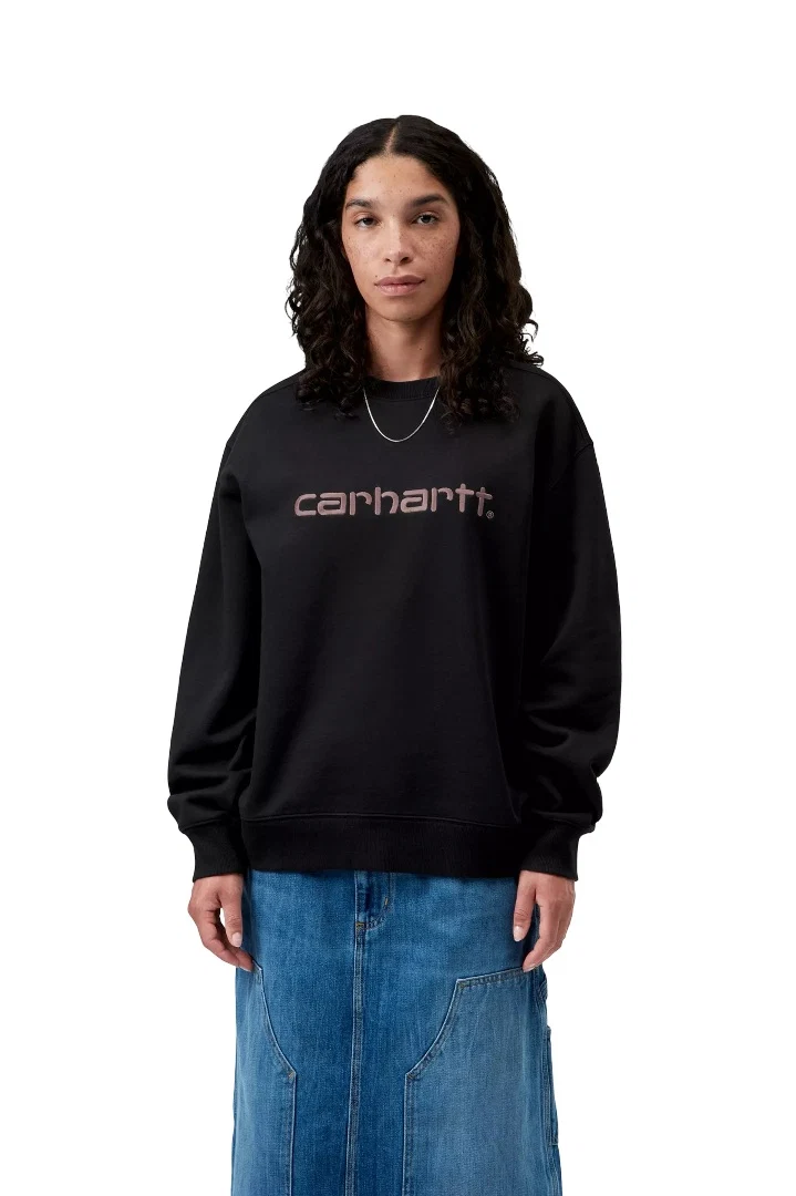 Sweat Carhartt WIP W' Sweat Black Hortensia - Image 4