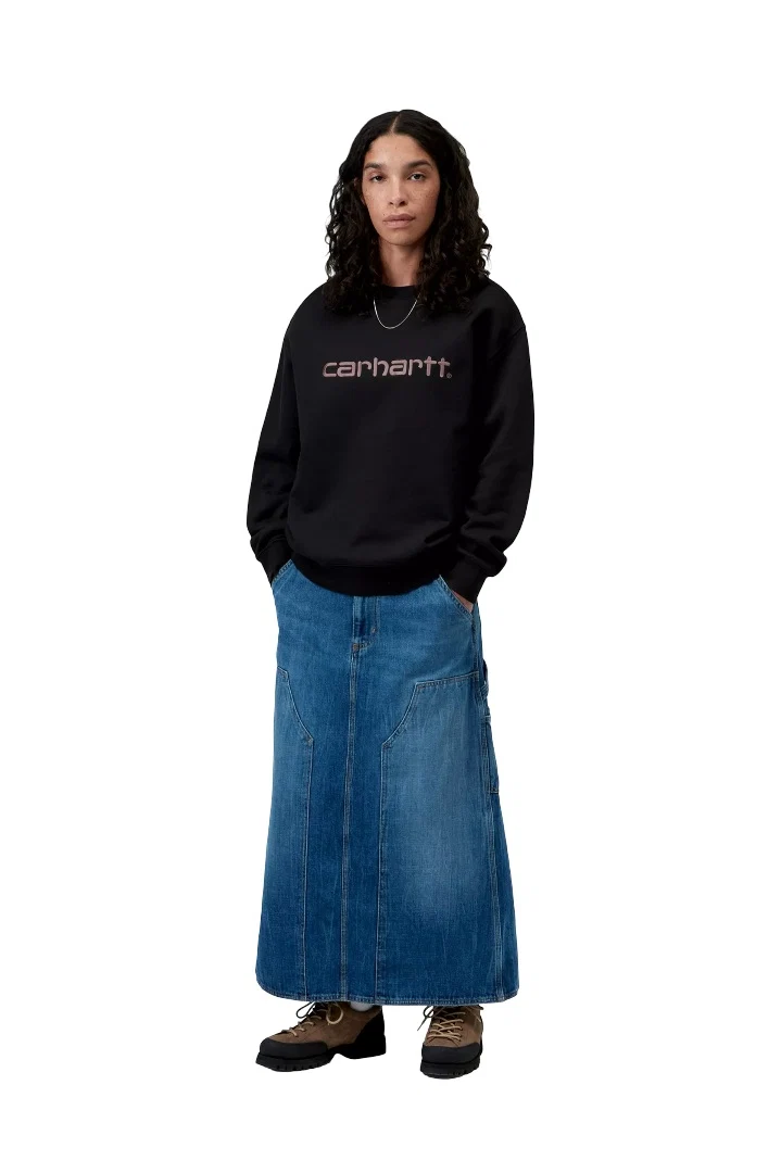Sweat Carhartt WIP W' Sweat Black Hortensia - Image 6