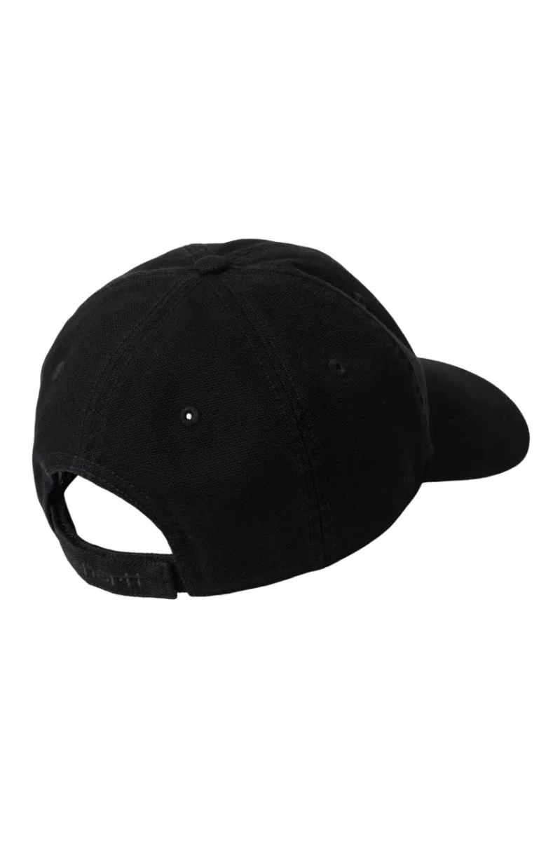 Boné Carhartt WIP Selby Canvas Cap Black Stone Washed - Image 3