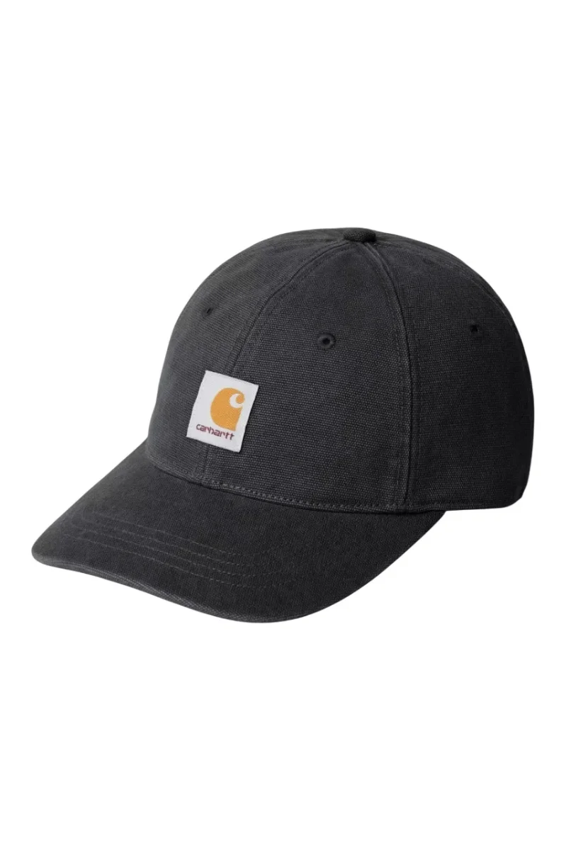 Boné Carhartt WIP Canvas Cap Black Stone Washed - Image 2