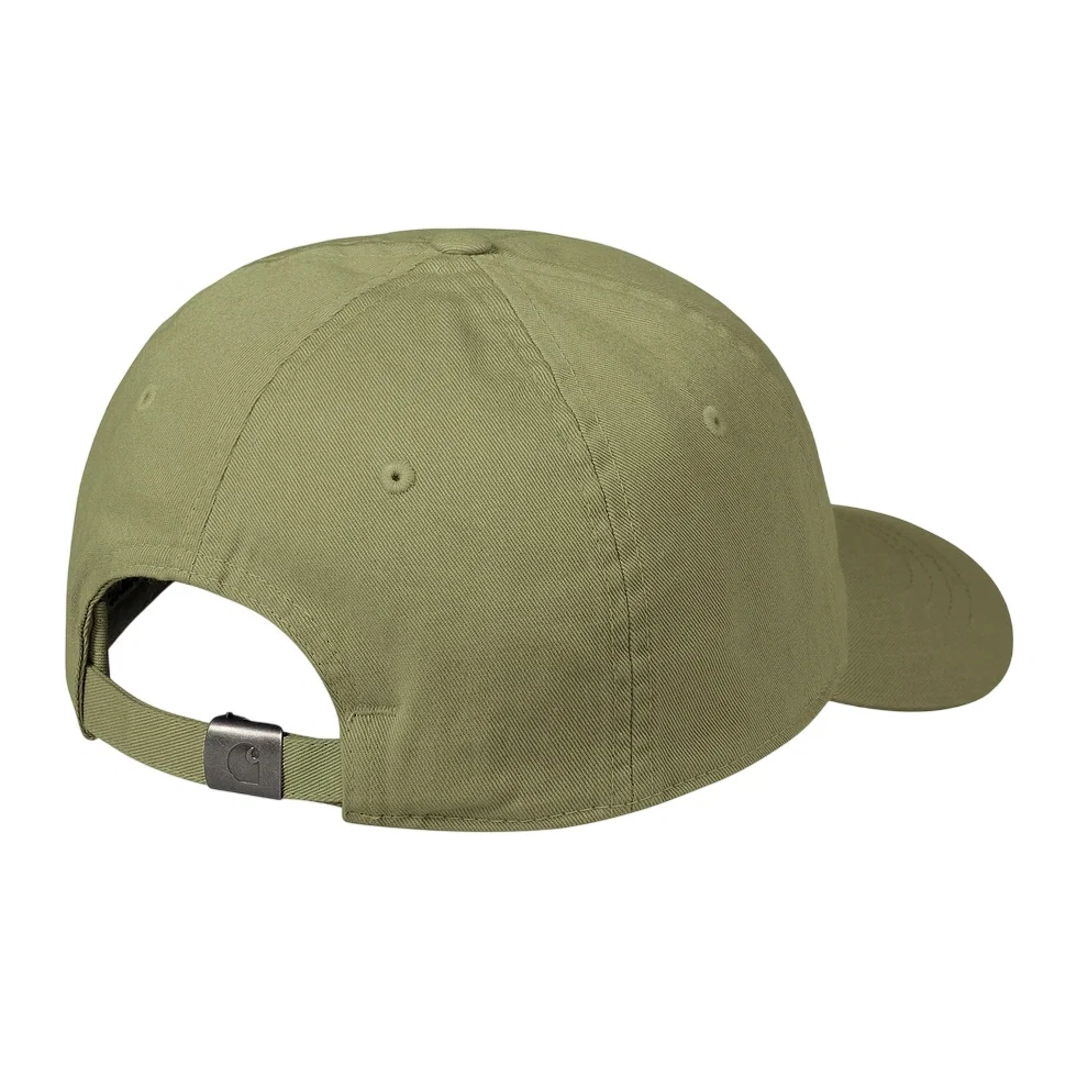 Boné Carhartt WIP Madison Logo Cap Gentle Green White - Image 3
