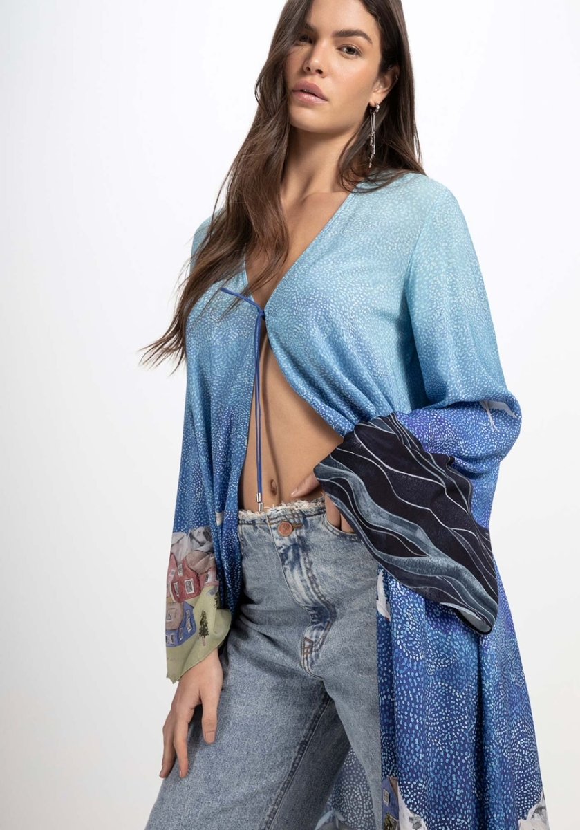 Kimono Estampado C/ Atilho - Image 2