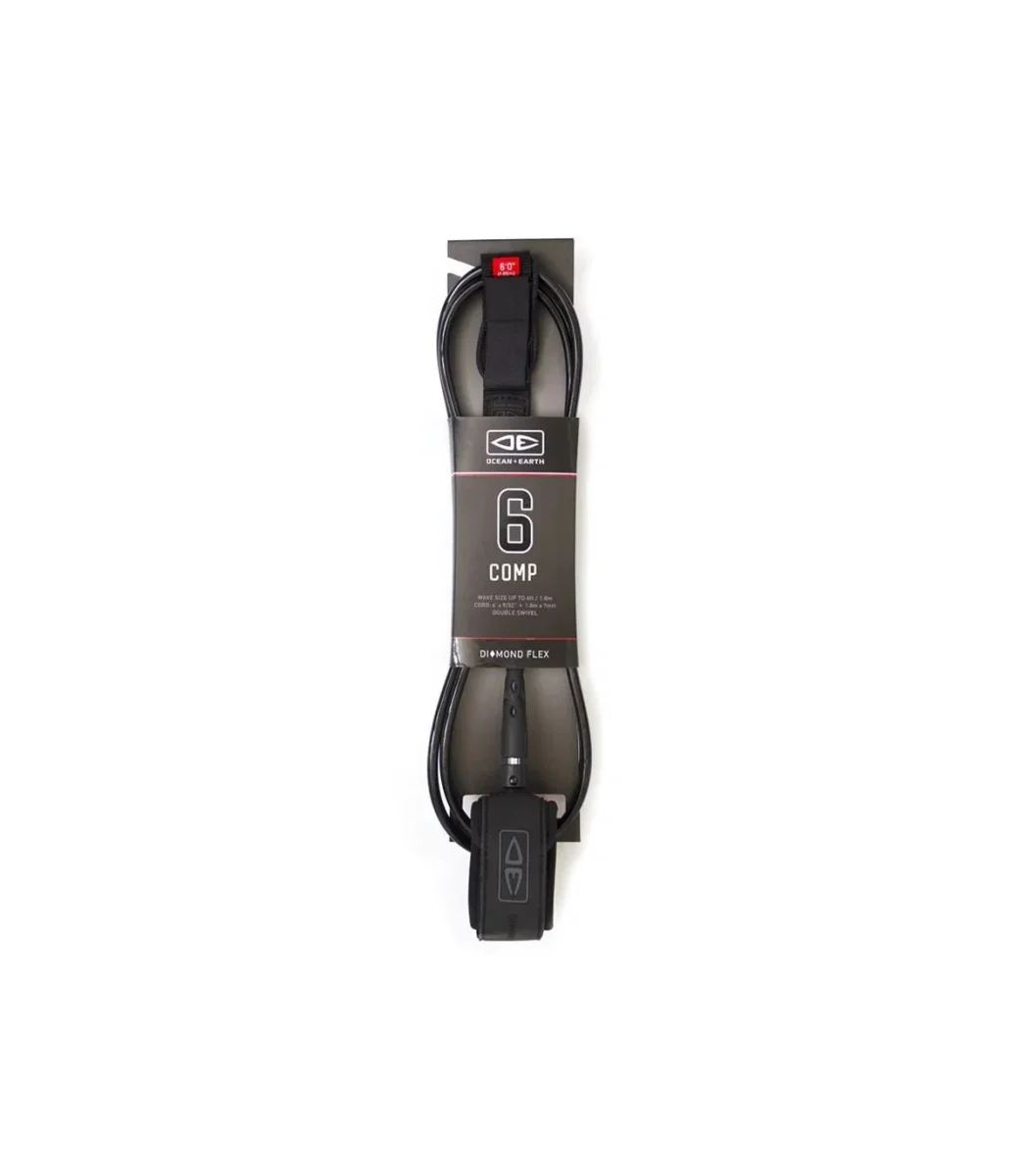 Leash O&E 6´0" Regular Comp Black - Image 2
