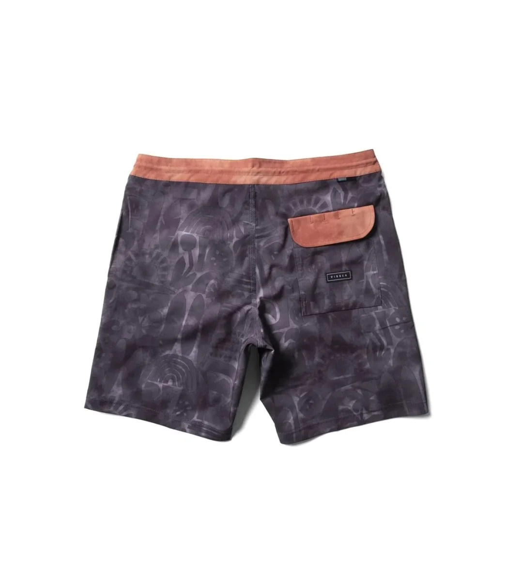 Calções Vissla Ecology Center Glyphs 18.5" Boardshort Phantom - Image 4