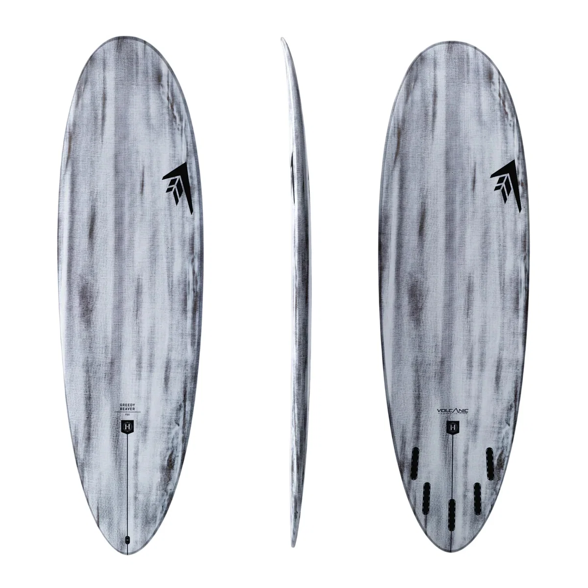 Prancha Surf Firewire 6`10" Greedy Beaver Rounded Pin Helium Volcanic Futures - Image 5