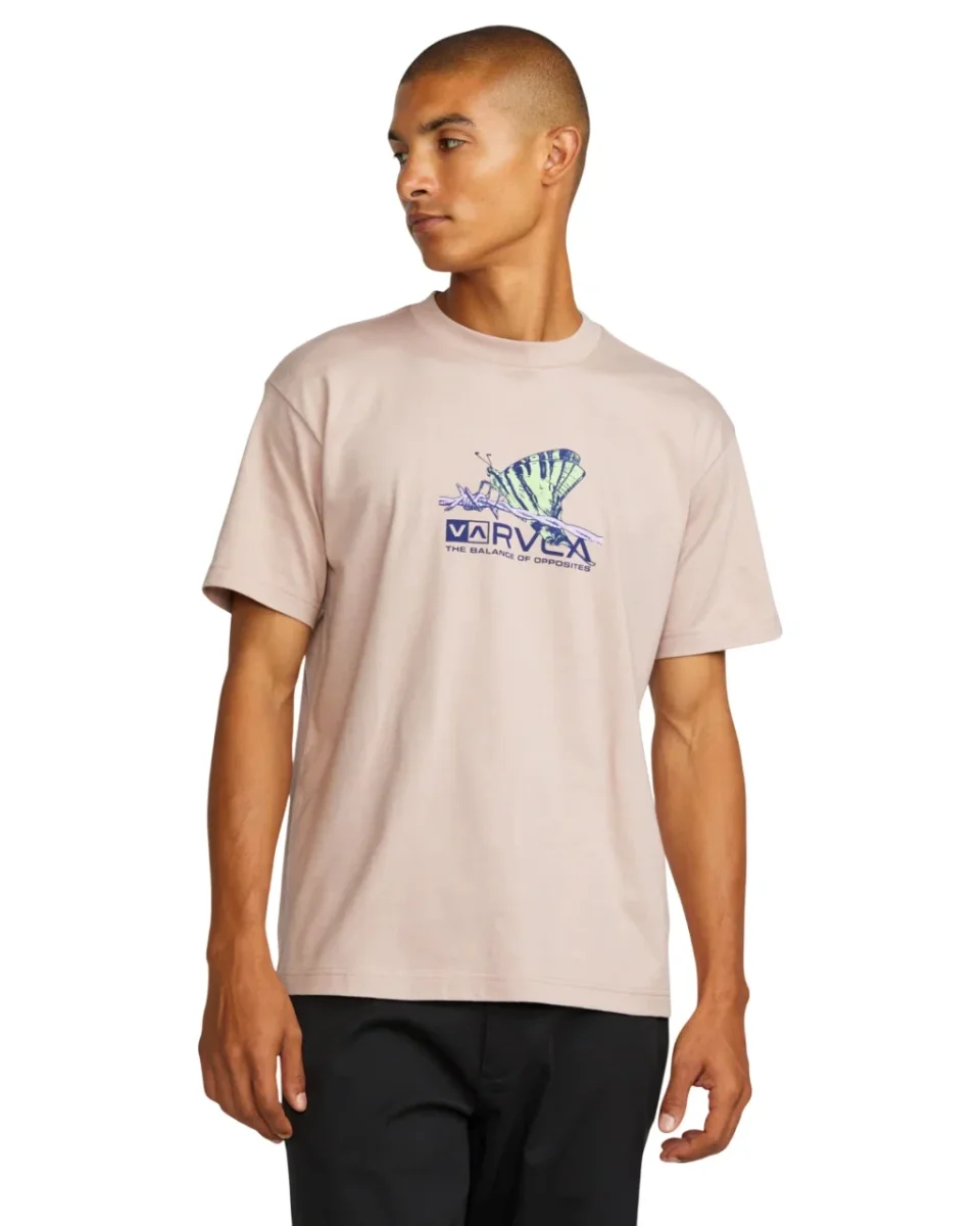 T-shirt RVCA Natural Science Pale Mauve - Image 4