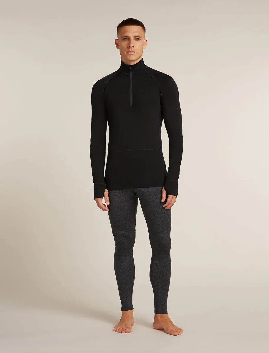 Top térmico de manga longa com zíper até a metade para homens, Merino 200 ZoneKnit™ - Image 6