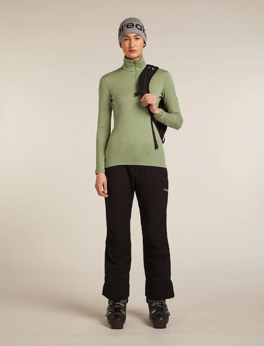 Top térmico de manga comprida com zip semi-oculto Merino 260 Tech para Mulheres - Image 8