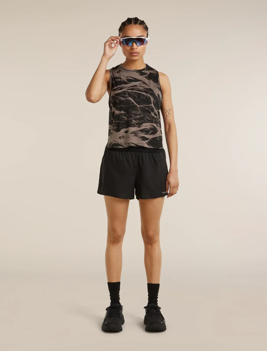 Blusa Feminina de Mistura de Merino 125 Cool-Lite™ Speed Tank Motion AOP - Image 9