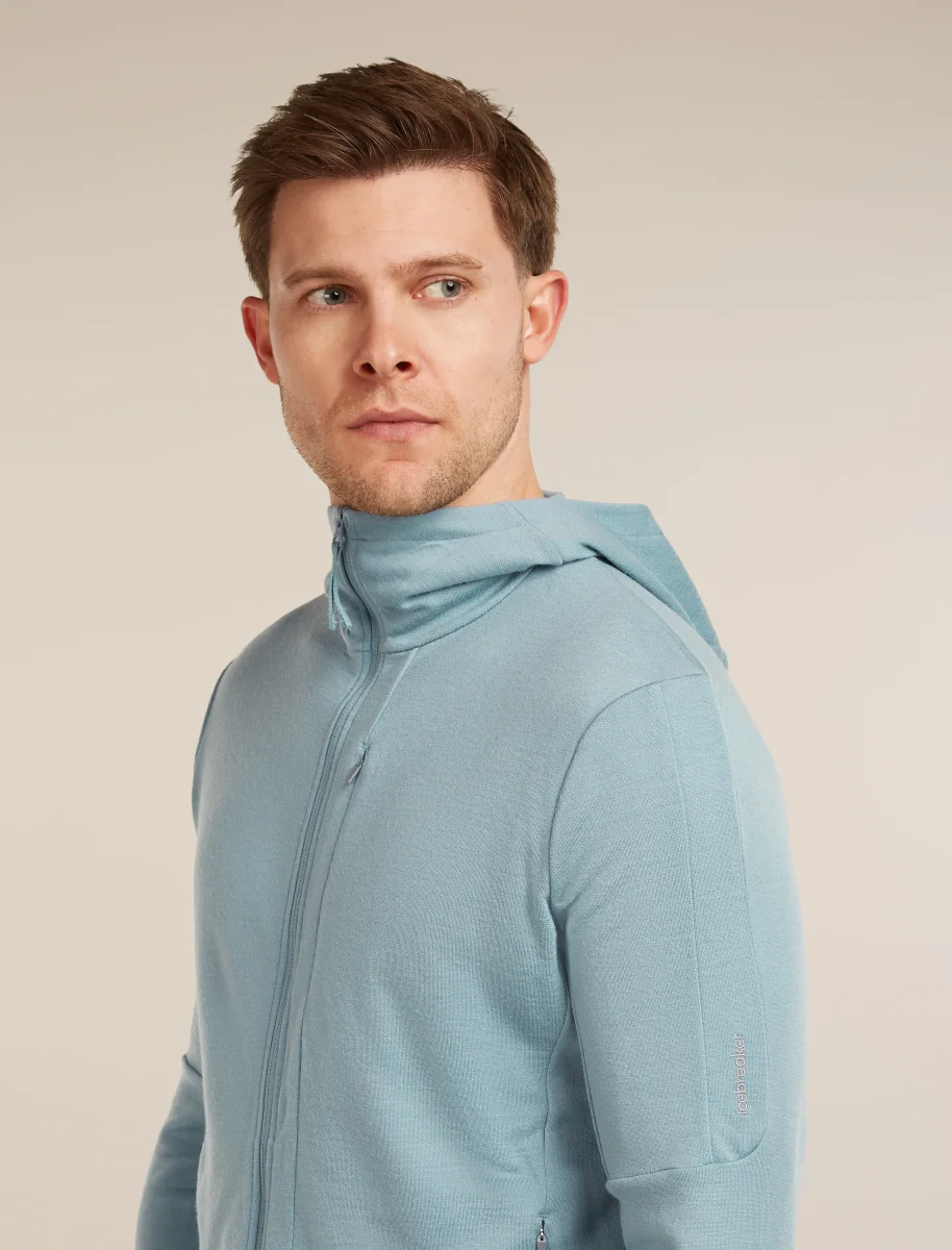 Moleton de Manga Comprida com Zip com Capuz Merino 260 Quantum para Homens - Image 4