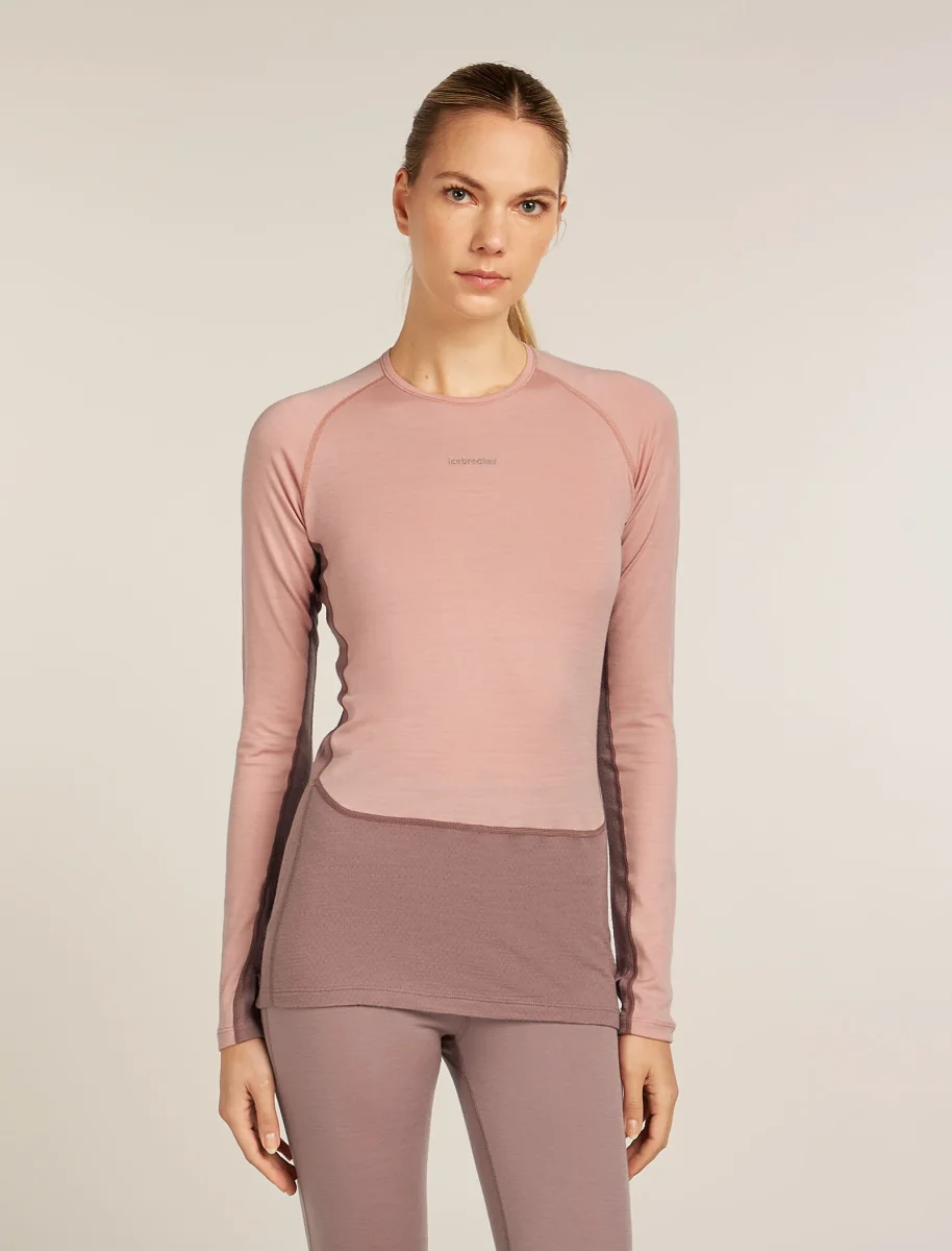 Top térmico de manga longa Crewe para mulheres com 200 ZoneKnit™ - Image 3