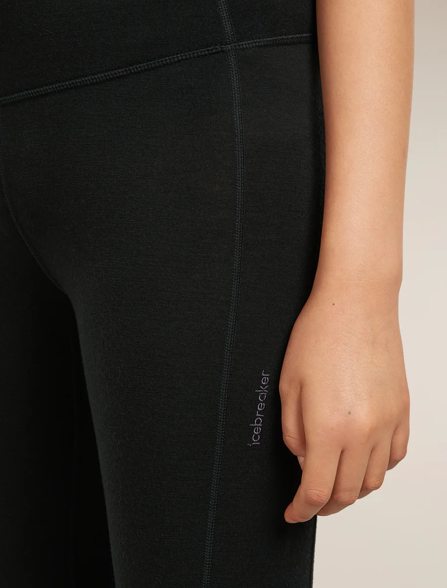 Calças de Alta Cintura Fastray 25″ para Mulheres em Lã Merino 260 - Image 2