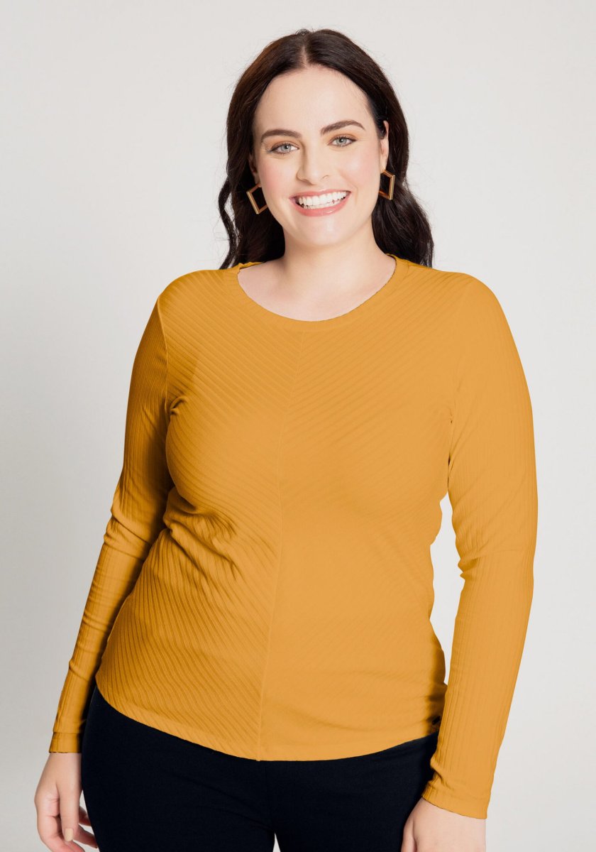 Camisola Canelada Plus Size - Image 2